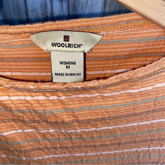 Woolrich Orange Cropped Stretch Tee - Picture 4 of 4